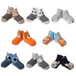 Little Me Animal-Themed Baby Socks 8-Pack