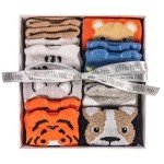 Little Me Animal-Themed Baby Socks 8-Pack