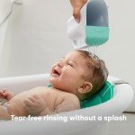 Frida Baby Control The Flow Polypropylene ABS Rinser|Bath Time Rinse Cup with Easy Grip Handle and Removable Rain Shower