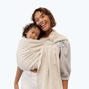 WildBird Linen Ring Sling Baby Carrier - Sparrow