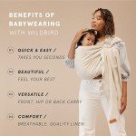 WildBird Linen Ring Sling Baby Carrier - Sparrow