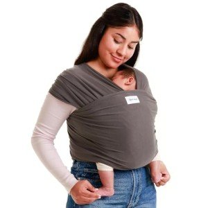 Dark Grey Stretchy Baby Carrier Sling for All Ages