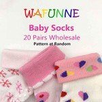 20 Pairs of Baby Girl Cotton Socks 0-12 Months