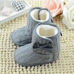 CdyBox Infant Fleece Knit Winter Snow Boots