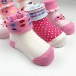 20 Pairs of Baby Girl Cotton Socks 0-12 Months