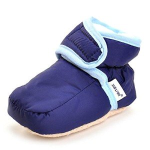 Navy Soft Sole Anti-Slip Toddler Winter Boots
