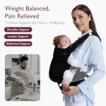 Momcozy Ergonomic Baby Carrier for Hands-Free Comfort