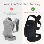 Momcozy Ergonomic Baby Carrier for Hands-Free Comfort