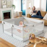 Fodoss Baby Playpen for Toddlers and Infants