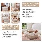 Large Woven Blanket and Toy Storage Basket