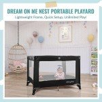 Dream On Me Nest Portable Baby Playard - Black