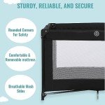 Dream On Me Nest Portable Baby Playard - Black