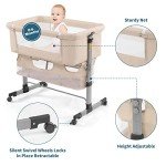 3-in-1 Portable Bedside Crib with Mosquito Net