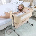 3-in-1 Portable Bedside Crib with Mosquito Net