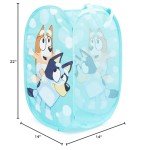 Bluey & Bingo Pop-Up Hamper for Clothes or Toys