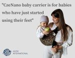 CzeNano Baby Carrier Sling - Stylish and Comfortable