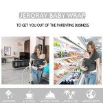 Hands-Free Infant Baby Wrap Carrier in Heather Grey