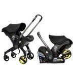 Doona Nitro Black Car Seat and Stroller Combo