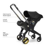 Doona Nitro Black Car Seat and Stroller Combo