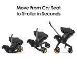 Doona Nitro Black Car Seat and Stroller Combo
