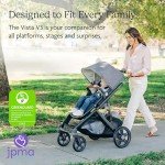 UPPAbaby Vista V3 Full-Size Double Stroller - Greyson
