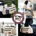 Momcozy Universal Baby Stroller Organizer with Cup Holders