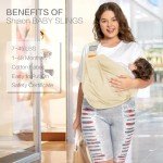 Versatile Baby Sling Carrier for Newborns to Toddlers