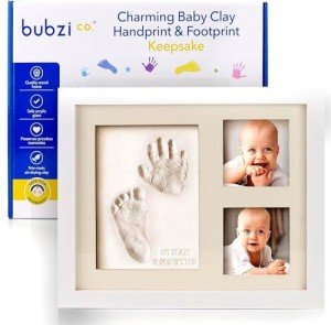Bubzi Co Baby Hand and Footprint Keepsake Kit