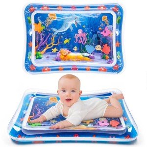 Inflatable Tummy Time Water Play Mat for Babies