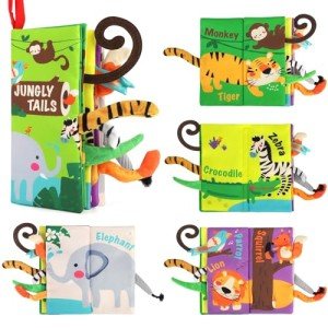 Soft Crinkle Cloth Baby Books for Infants