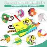 Soft Crinkle Cloth Baby Books for Infants