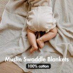 Bright Colors Muslin Swaddle Blankets, 3 Pack