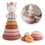 Nueplay 7-Piece Stacking and Teething Toy Set