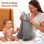 Momcozy Baby Hooded Towel & Washcloth Set