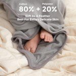 Momcozy Baby Hooded Towel & Washcloth Set