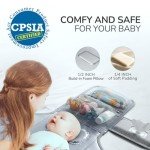 Travel-Friendly Diaper Changing Pad with Wipes Pocket