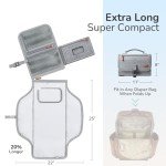 Travel-Friendly Diaper Changing Pad with Wipes Pocket
