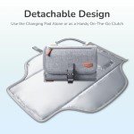 Travel-Friendly Diaper Changing Pad with Wipes Pocket