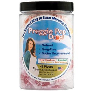 Preggie Pop Drops for Morning Sickness Relief - 48 Count
