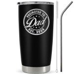 New Dad 2024 Tumbler & Coffee Cup Set