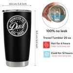 New Dad 2024 Tumbler & Coffee Cup Set