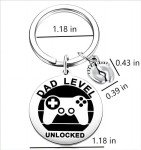 First Father's Day Keychain for Expecting Dads