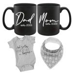 New Parent Mug and Baby Romper Gift Set