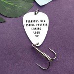Grandpa's Fishing Partner Pregnancy Announcement Gift