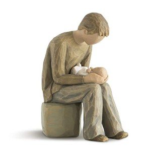 Willow Tree Father and Child Hand-Painted Figure
