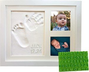 Baby Handprint and Footprint Keepsake Frame Kit