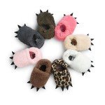 CoKate Soft Plush Animal Slippers for Infants