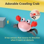 Pink Crawling Crab Montessori Toy for Baby Girls