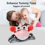 Pink Crawling Crab Montessori Toy for Baby Girls
