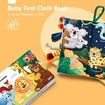 Jungly Tails Touch and Feel Baby Cloth Book